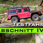 Testfahrt Streckenabschnitt IV